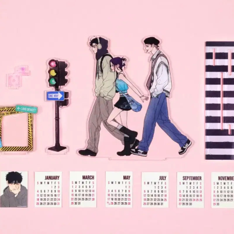 [BUNJANG] Operation Pure Acrylic Calendar / 개봉) 작전명 순정 아크릴 캘린더