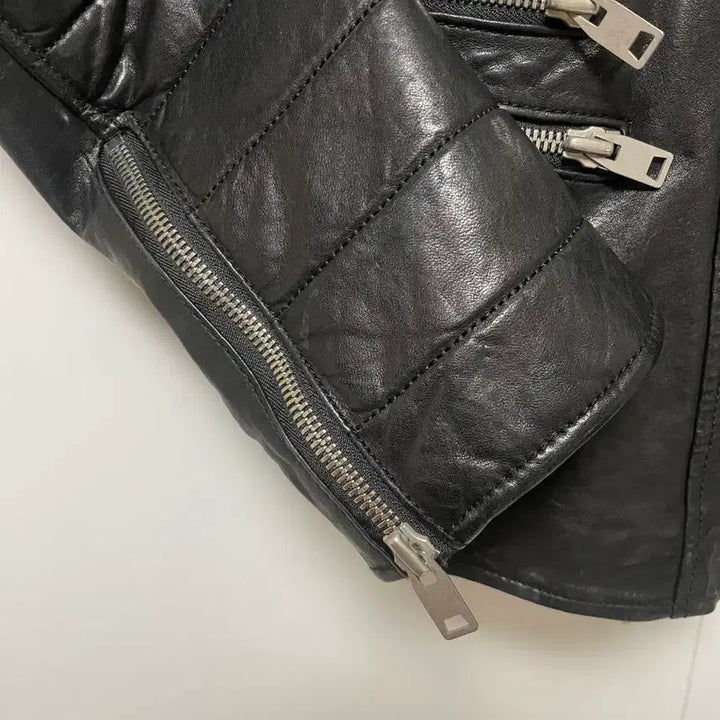 [BUNJANG] Sandro Lambskin Rider Jacket / 산드로 램스킨 라이더 자켓