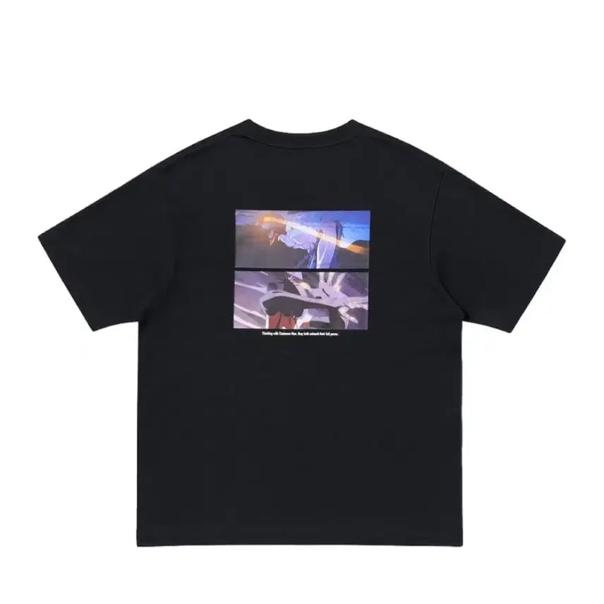 [BUNJANG] Uniqlo Chainsaw Man Collaboration T-Shirt (M) / 유니클로 체인소맨 콜라보 티셔츠 M 사이즈