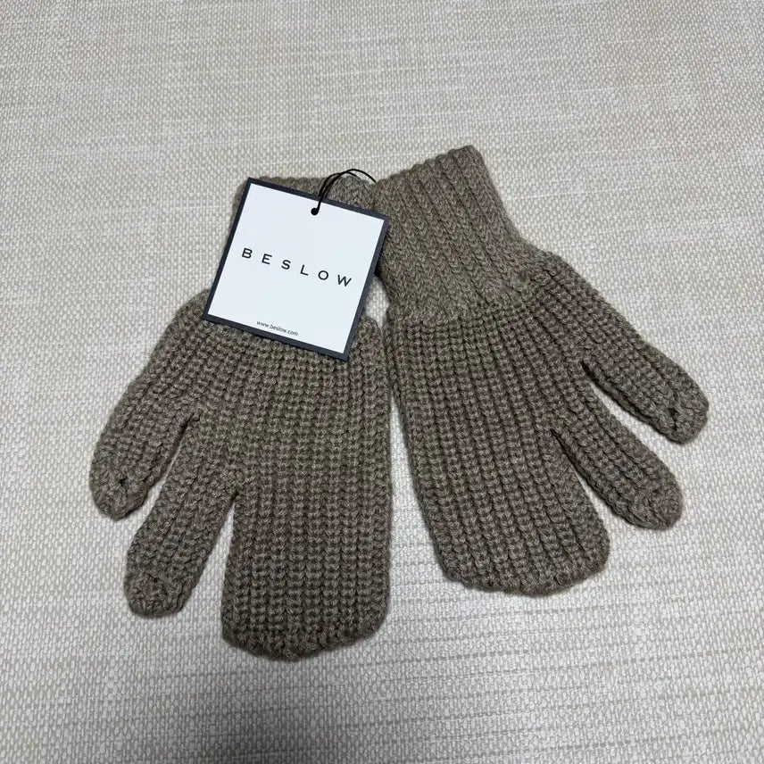 [BUNJANG] BeSlow 3 Finger Wool Blended Knit Gloves / (새상품) 비슬로우 3 FINGER WOOL BLENDED KNIT 장갑