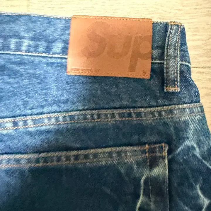 [BUNJANG] Supreme 23SS Jeans / (34) 슈프림 시보리 루즈 핏 진 리지드 인디고 - 23SS