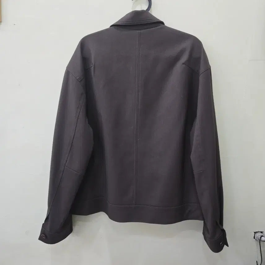 [BUNJANG] DRAW FIT Blouson Jacket (Brown) / [L] DRAW FIT 블루종 자켓 (브라운)