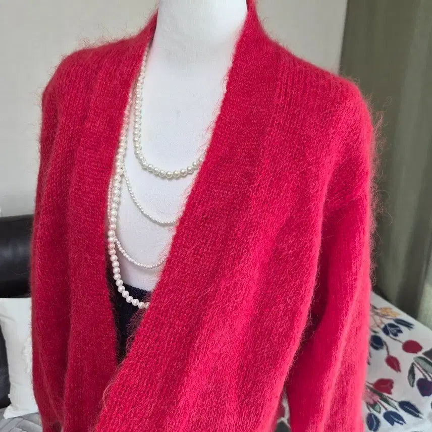 [BUNJANG] Loose Fit Knit Jacket / 세련 색감예술 루즈핏 니트자켓