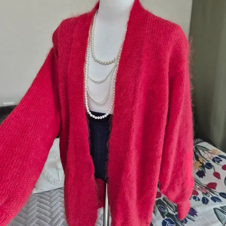 [BUNJANG] Loose Fit Knit Jacket / 세련 색감예술 루즈핏 니트자켓