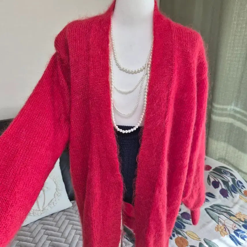 [BUNJANG] Loose Fit Knit Jacket / 세련 색감예술 루즈핏 니트자켓