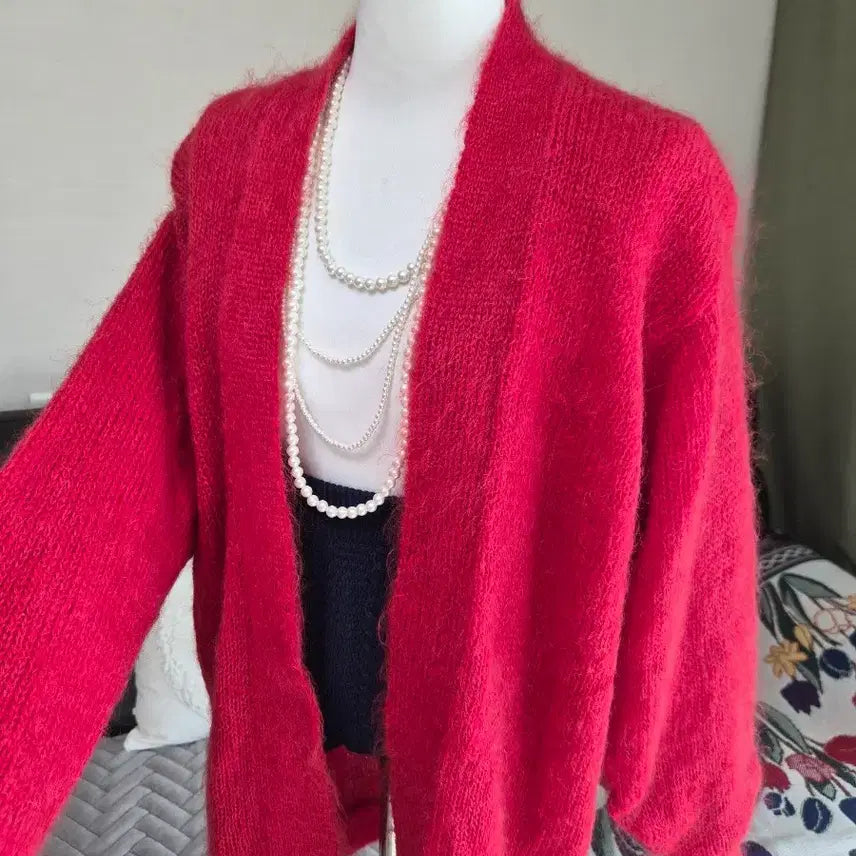 [BUNJANG] Loose Fit Knit Jacket / 세련 색감예술 루즈핏 니트자켓