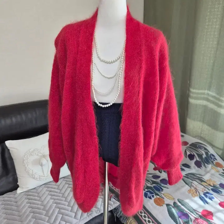[BUNJANG] Loose Fit Knit Jacket / 세련 색감예술 루즈핏 니트자켓