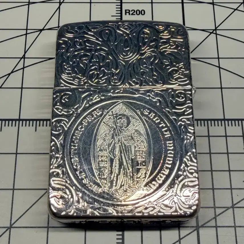 [BUNJANG] Zippo Constantine Silver Plated Lighter / 지포 zippo 은도금 라이터 콘스탄틴