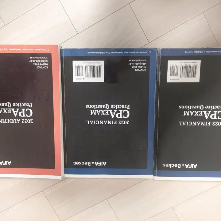 [BUNJANG] Becker CPA Exam Practice Book 2022 / 배커CPA문제집,BeckerCPAExamPractice문제집2022