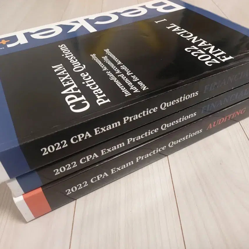 [BUNJANG] Becker CPA Exam Practice Book 2022 / 배커CPA문제집,BeckerCPAExamPractice문제집2022