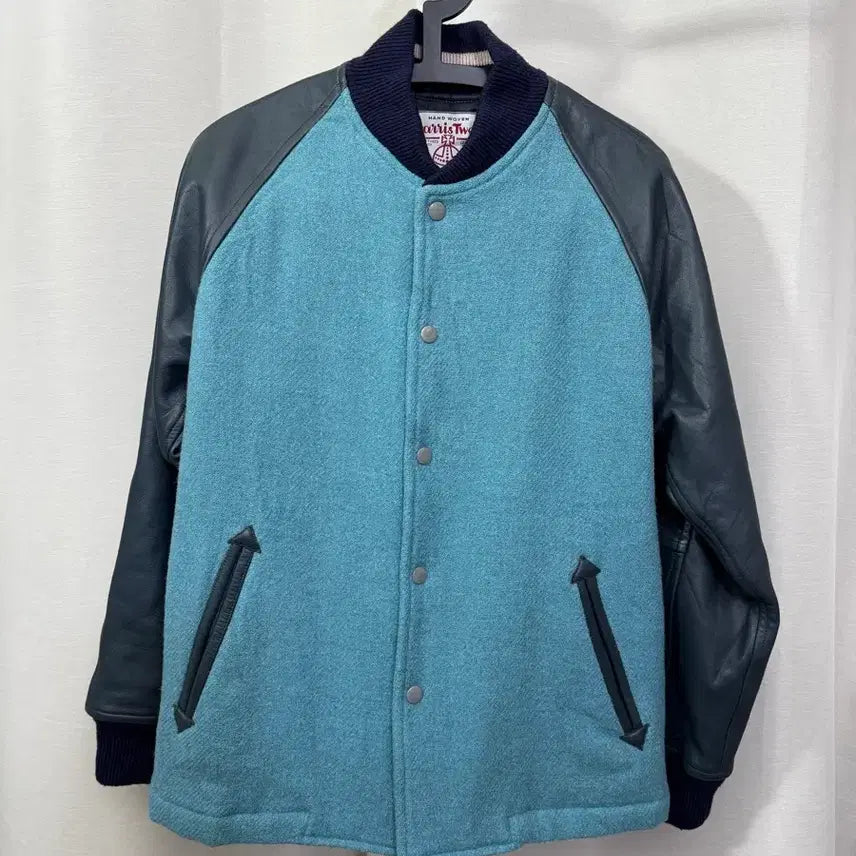 [BUNJANG] Harris Tweed Paul Smith Varsity Jacket / 해리스트위드 폴스미스 바시티자켓 스타디움자켓