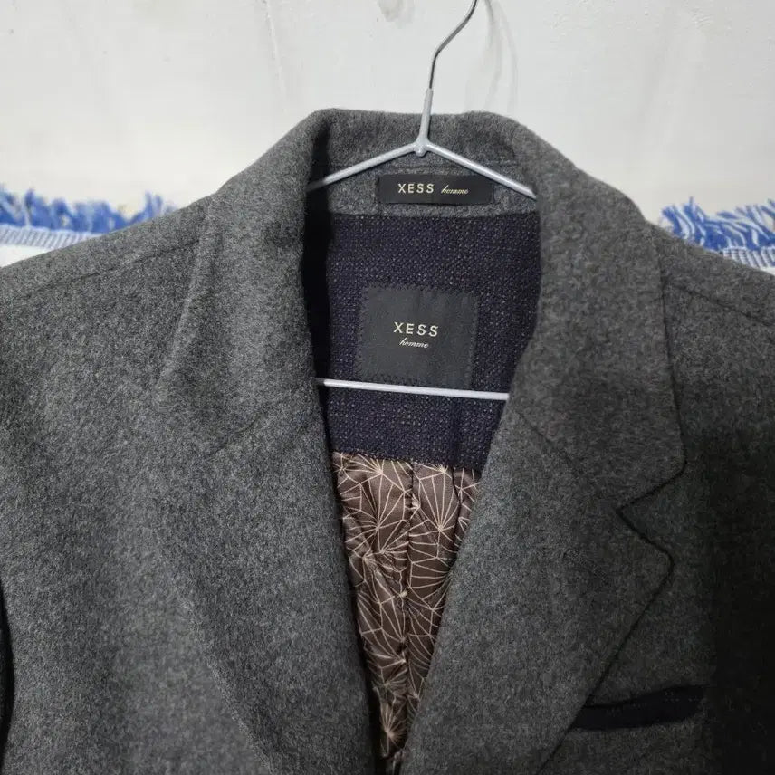 [BUNJANG] XESS Men's Wool Coat Gray / XESS 남성용 모직 코트 회색