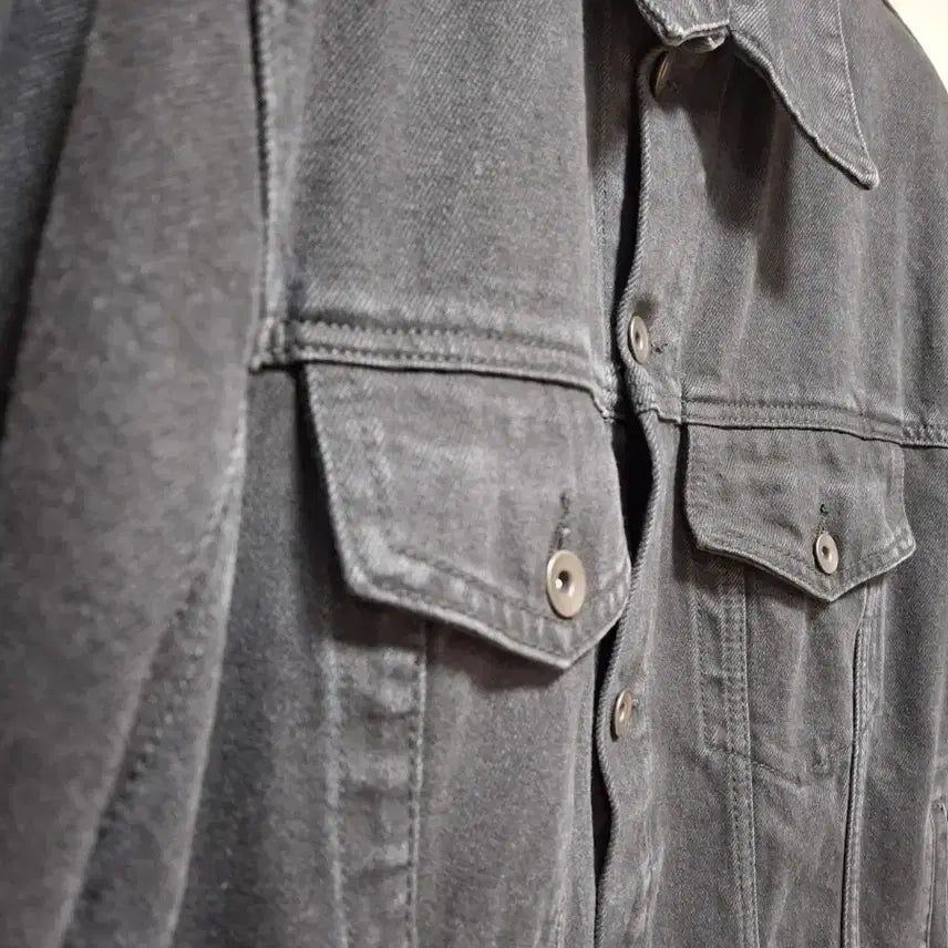 [BUNJANG] Branded Oversized Denim Jacket / 브랜디드 오버사이즈 데님자켓