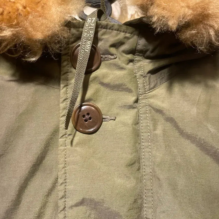 [BUNJANG] Polo Ralph Lauren Khaki Hooded Padded Jacket (Size L) / 폴로 랄프로렌 카키색 후드 패딩 자켓 L사이드 깨끗