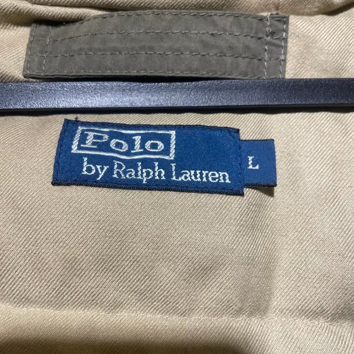 [BUNJANG] Polo Ralph Lauren Khaki Hooded Padded Jacket (Size L) / 폴로 랄프로렌 카키색 후드 패딩 자켓 L사이드 깨끗