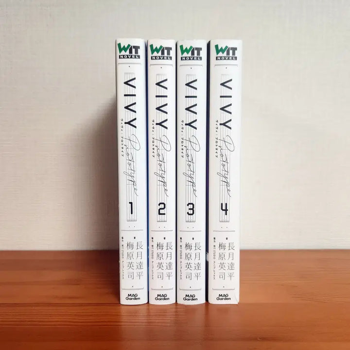 [BUNJANG] Vivy Fluorite Prototype WIT Official Novel Complete Set / 비비 플로라이트 프로토타입 WIT 공식 소설/노벨 전권 세트 Vivy