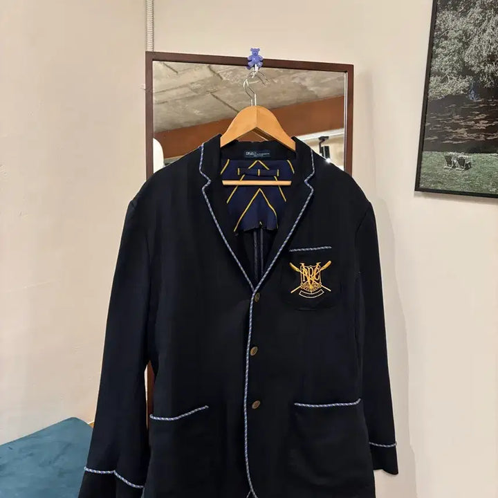 [BUNJANG] Polo Ralph Lauren Rowing Club Patch Blazer / 폴로 랄프로렌 네이비 로잉클럽패치 블레이저