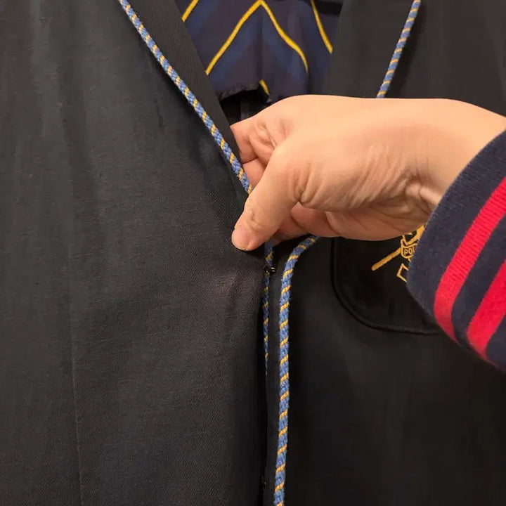 [BUNJANG] Polo Ralph Lauren Rowing Club Patch Blazer / 폴로 랄프로렌 네이비 로잉클럽패치 블레이저