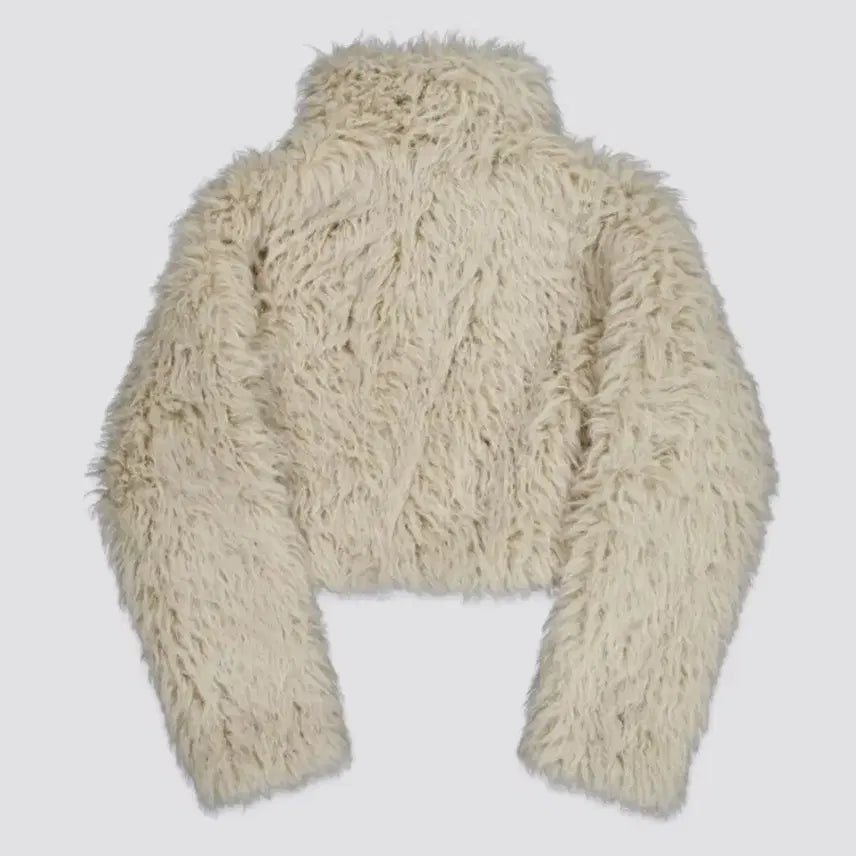 [BUNJANG] Mymurmur Turtle Neck Fur Jacket / 뮈르뮈르 터틀 집업 퍼 자켓