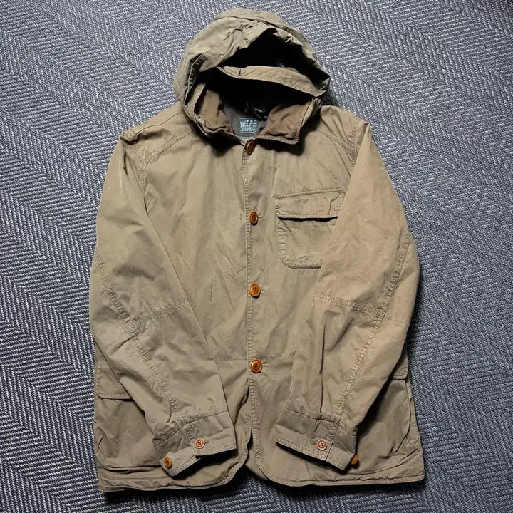 [SOLD OUT] 00s 제이크루 빈티지 워크 후드 야상자켓(XL)