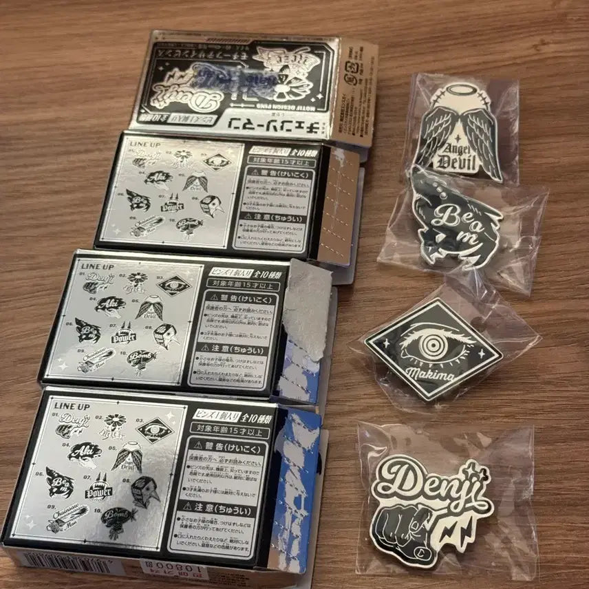 [BUNJANG] Ensky Chainsaw Man Bundle Set Badges / 일괄) 체인소맨 엔스카이 뱃지 천사, 덴지, 마키마, 빔 굿즈