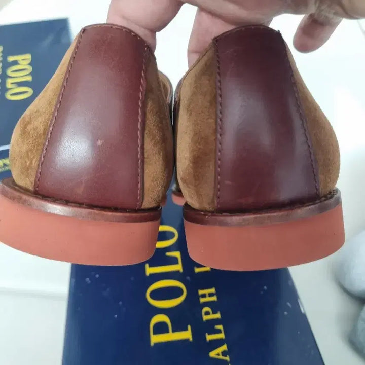 [BUNJANG] Polo Ralph Lauren Brown Saddle Shoes / 폴로 랄프로렌 브라운 새들 슈즈  비브람솔 10D 280mm