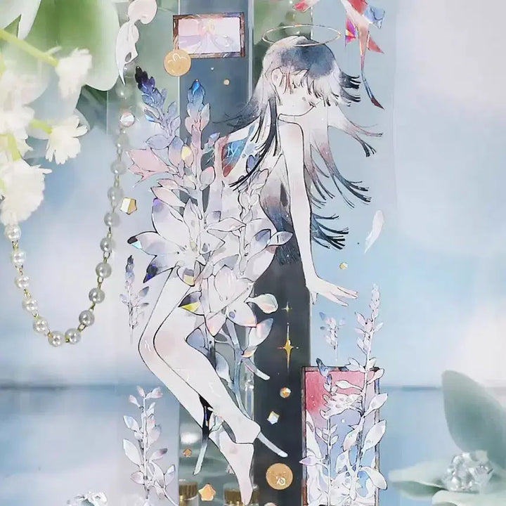 [BUNJANG] Blooming PET Tape Cut / 해외 pet 인물마테 마테컷 블루밍