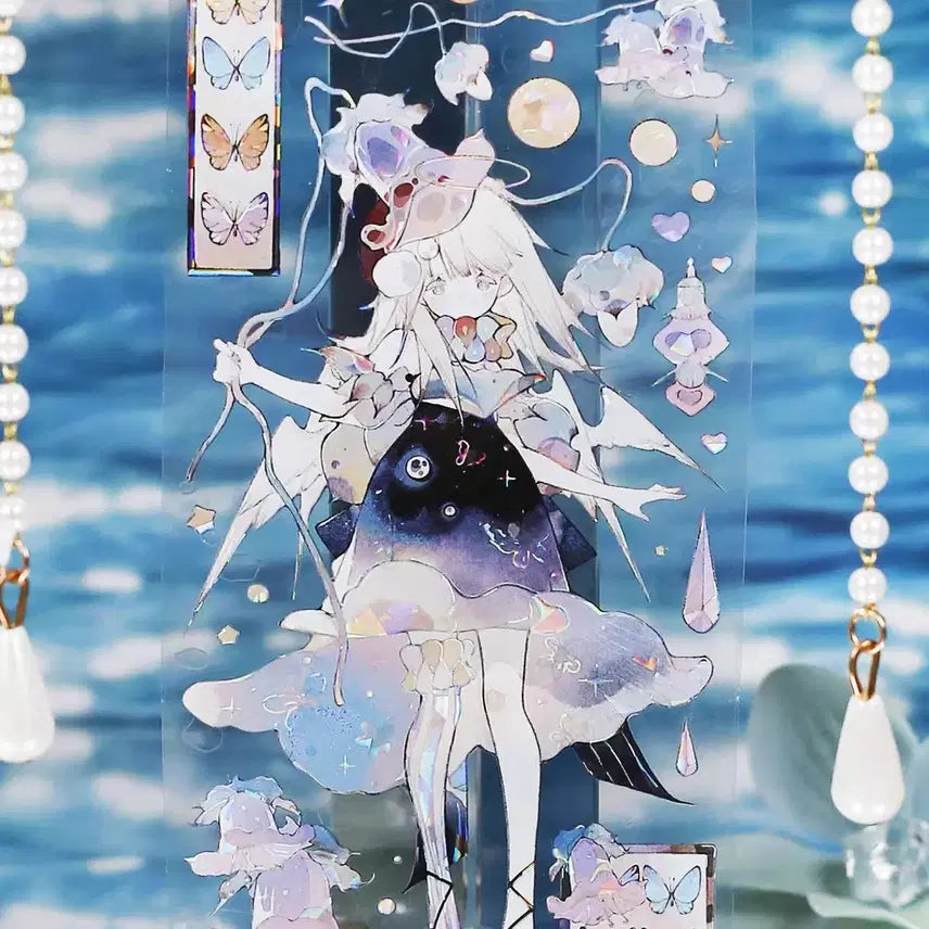 [BUNJANG] Blooming PET Tape Cut / 해외 pet 인물마테 마테컷 블루밍