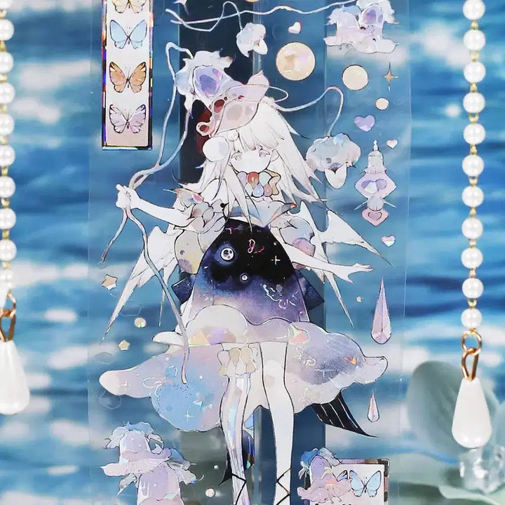 [BUNJANG] Blooming PET Tape Cut / 해외 pet 인물마테 마테컷 블루밍