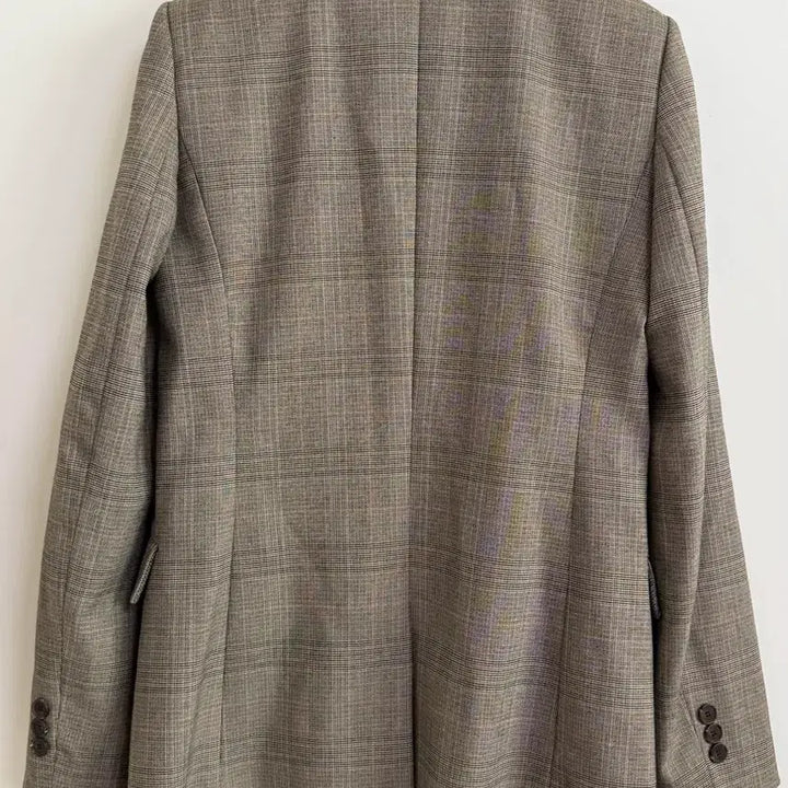 [BUNJANG] List Check Jacket 55 Gray / 리스트 체크 자켓 55 그레이