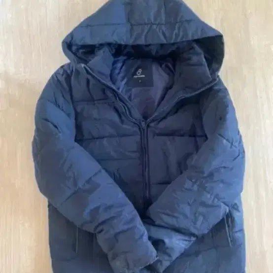 [BUNJANG] 8seconds Navy Hooded Padding / 에잇세컨즈 네이비 후드 패딩