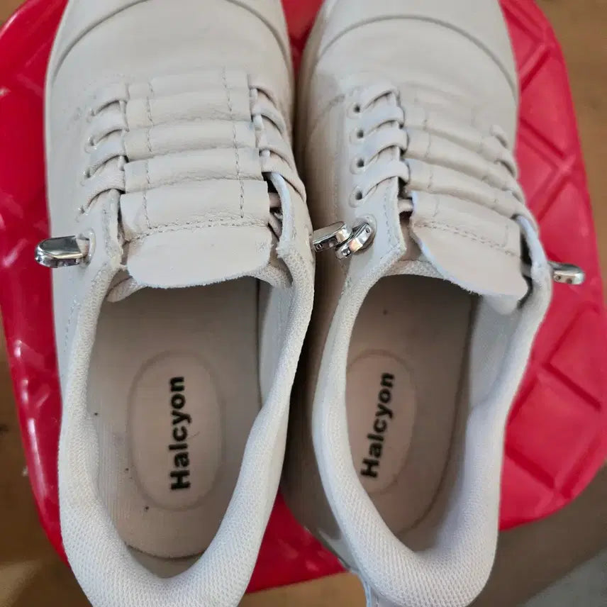 [BUNJANG] Halcyon Ivory Sneakers / 할시온 아이보리 스니커즈