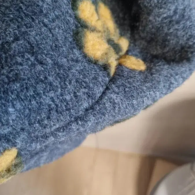 [BUNJANG] Lee Sae Floral Pattern Coat Jacket / 이새 플라워 패턴 코트 자켓