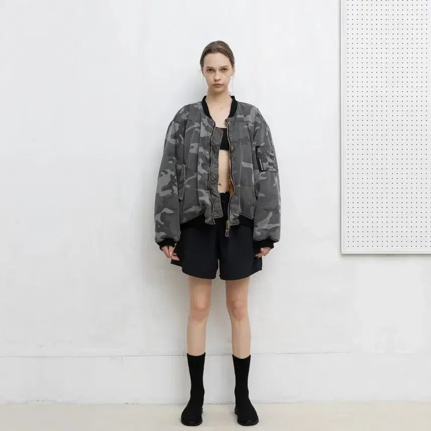 [BUNJANG] Postechs Garments Urban Camo MA-1 Jacket / 포스텍스 가먼츠 어반카모 ma-1 자켓