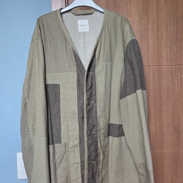 [BUNJANG] SAGE DE CRET Patchwork Liner Jacket / SAGE DE CRET 패치워크 셔츠 라이너