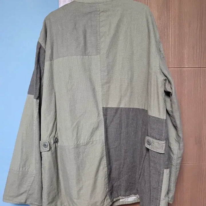 [BUNJANG] SAGE DE CRET Patchwork Liner Jacket / SAGE DE CRET 패치워크 셔츠 라이너