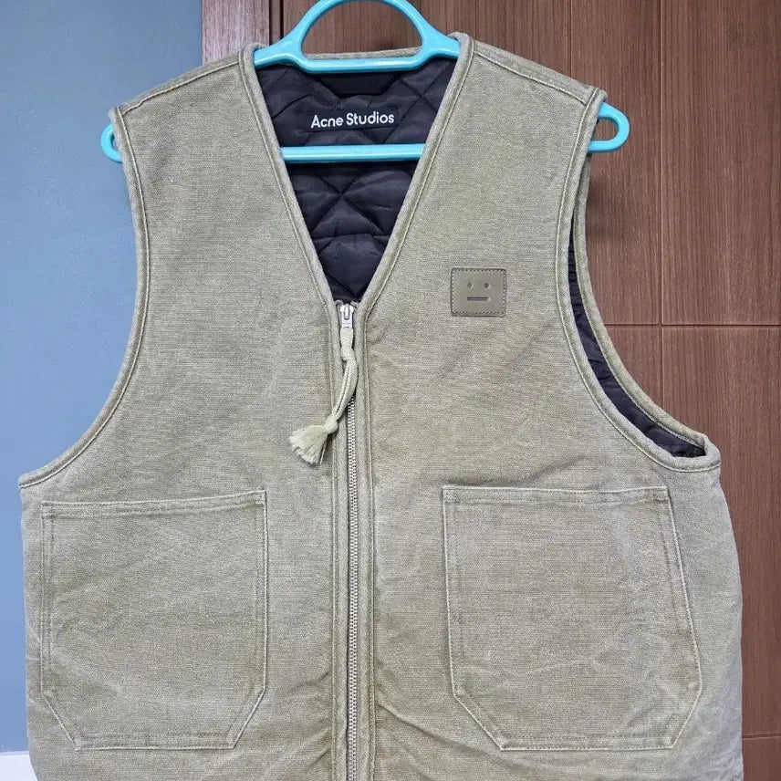 [BUNJANG] Acne Duck Canvas Vest L Size / [1회착]아크네 덕캔버스 베스트 L사이즈