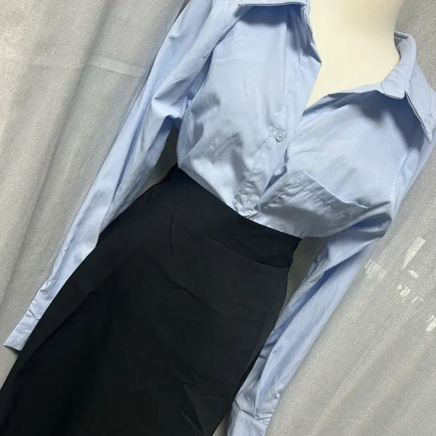 [SOLD OUT] 노카라 자켓+롱치마 투피스세트
