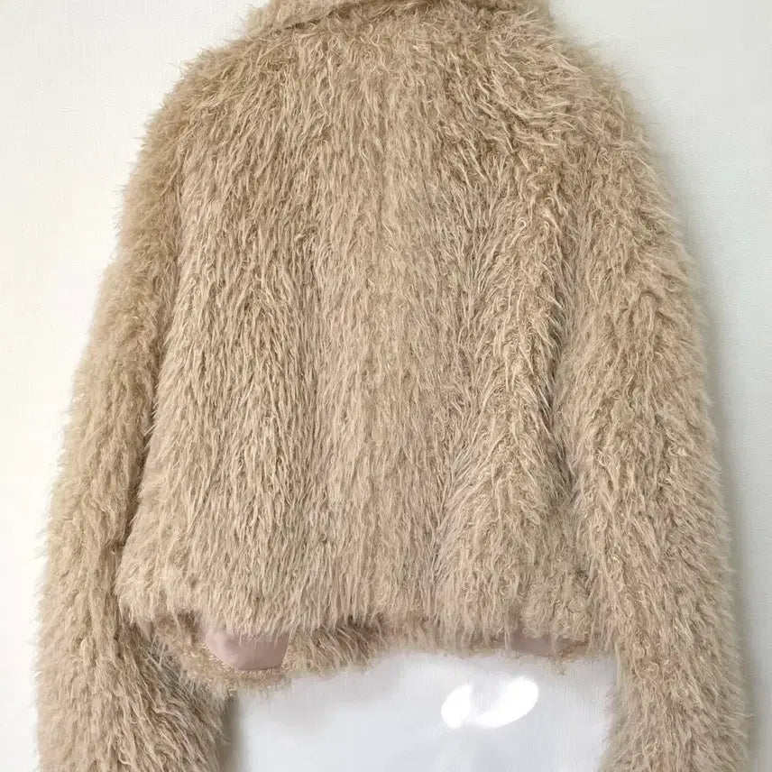 [BUNJANG] RAIVE Crop Faux Fur Jacket / RAIVE 크롭 퍼 자켓