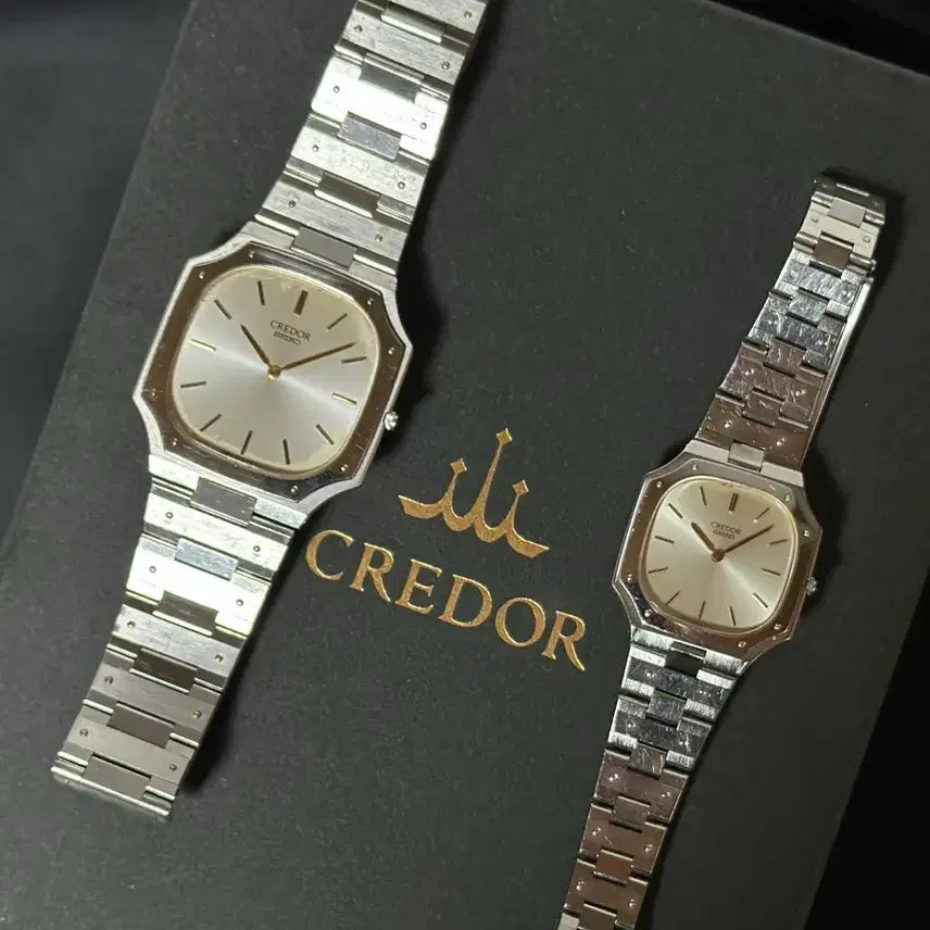 [BUNJANG] Seiko Credor Genta Design Watch / 세이코 크레도르 젠타디자인 초슬림 커플시계