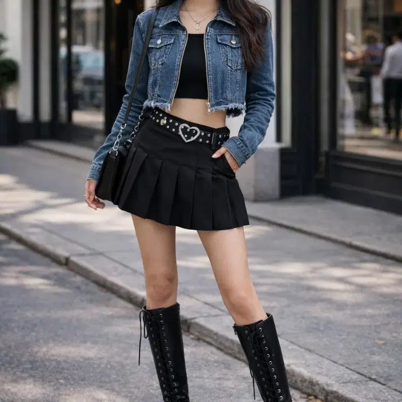 [BUNJANG] mommanwa Cropped Denim Jacket / mommanwa 크롭 데님자켓