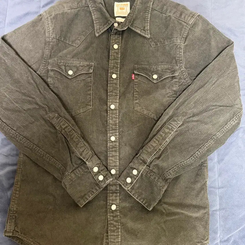 [BUNJANG] Levi's Corduroy Western Shirt / (S)리바이스 코듀로이 웨스턴 셔츠
