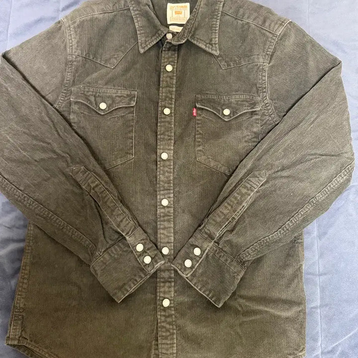 [BUNJANG] Levi's Corduroy Western Shirt / (S)리바이스 코듀로이 웨스턴 셔츠