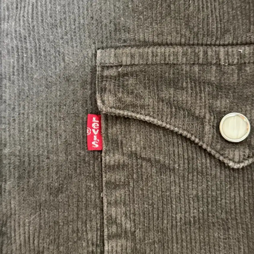 [BUNJANG] Levi's Corduroy Western Shirt / (S)리바이스 코듀로이 웨스턴 셔츠