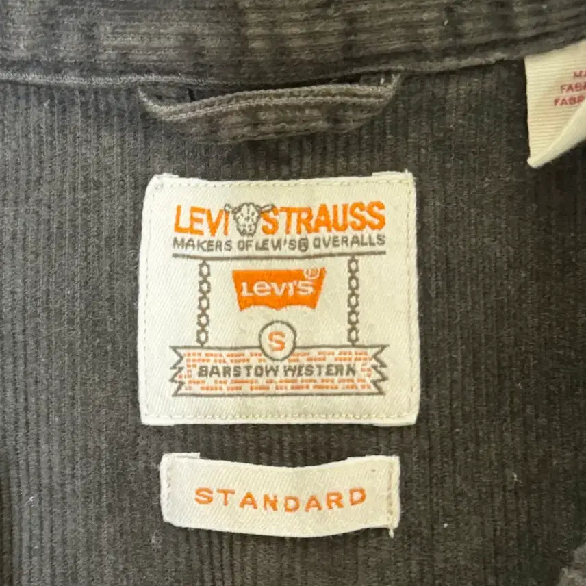 [BUNJANG] Levi's Corduroy Western Shirt / (S)리바이스 코듀로이 웨스턴 셔츠