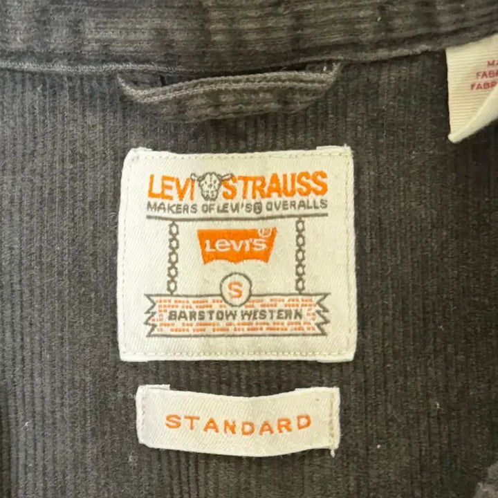 [BUNJANG] Levi's Corduroy Western Shirt / (S)리바이스 코듀로이 웨스턴 셔츠