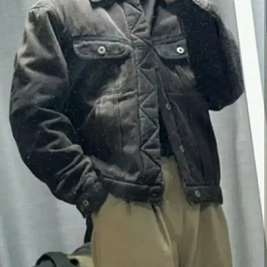 [BUNJANG] COOR Mud Dying Padded Jacket (XL) / [미사용] 쿠어(COOR) 머드 다잉 패디드 자켓 (XL)