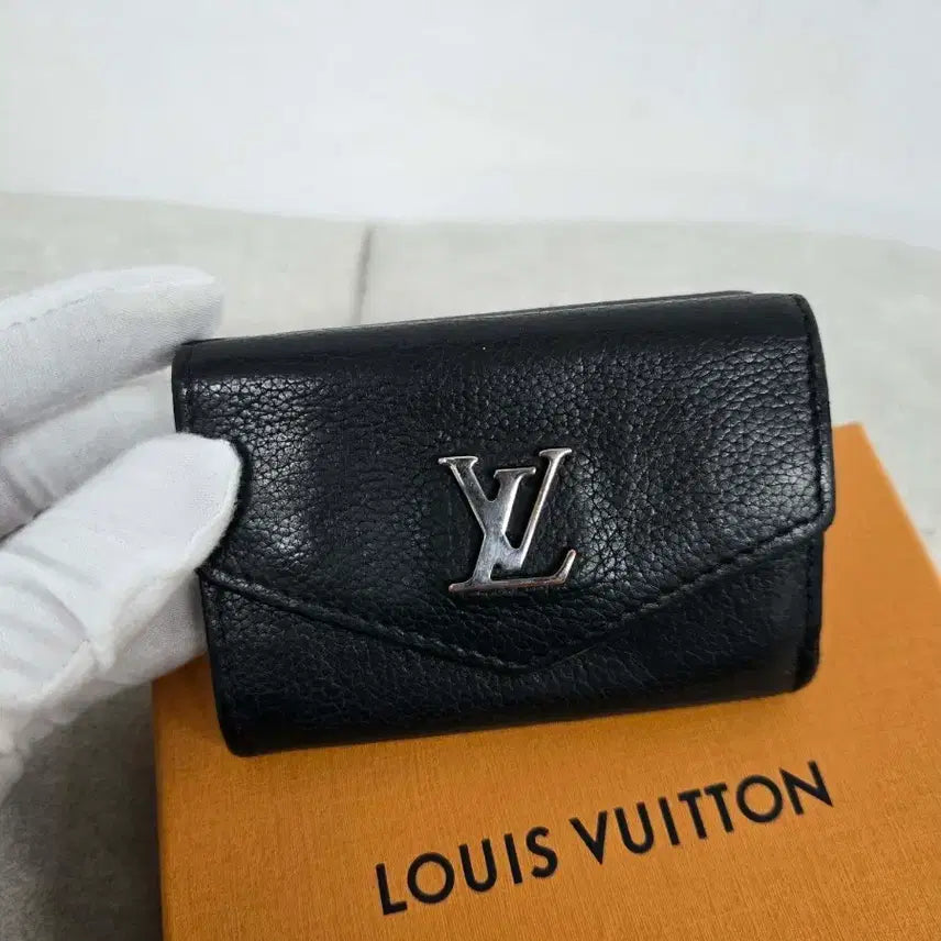 [BUNJANG] Louis Vuitton Lockmini Tri-Fold Wallet / [보증서 정품] 루이비통 락미니 삼단지갑