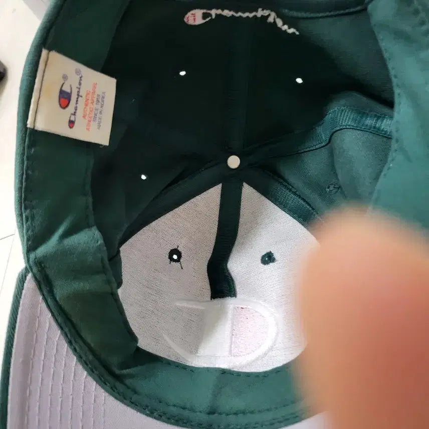 [SOLD OUT] 챔피온 C 로고 볼캡 그린색 모자