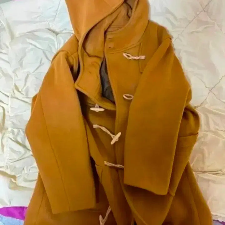 [BUNJANG] Malren Unisex Double Coat (Beige, Size 2) / 말렌 유니섹스 더블코트 (베이지. 2사이즈)